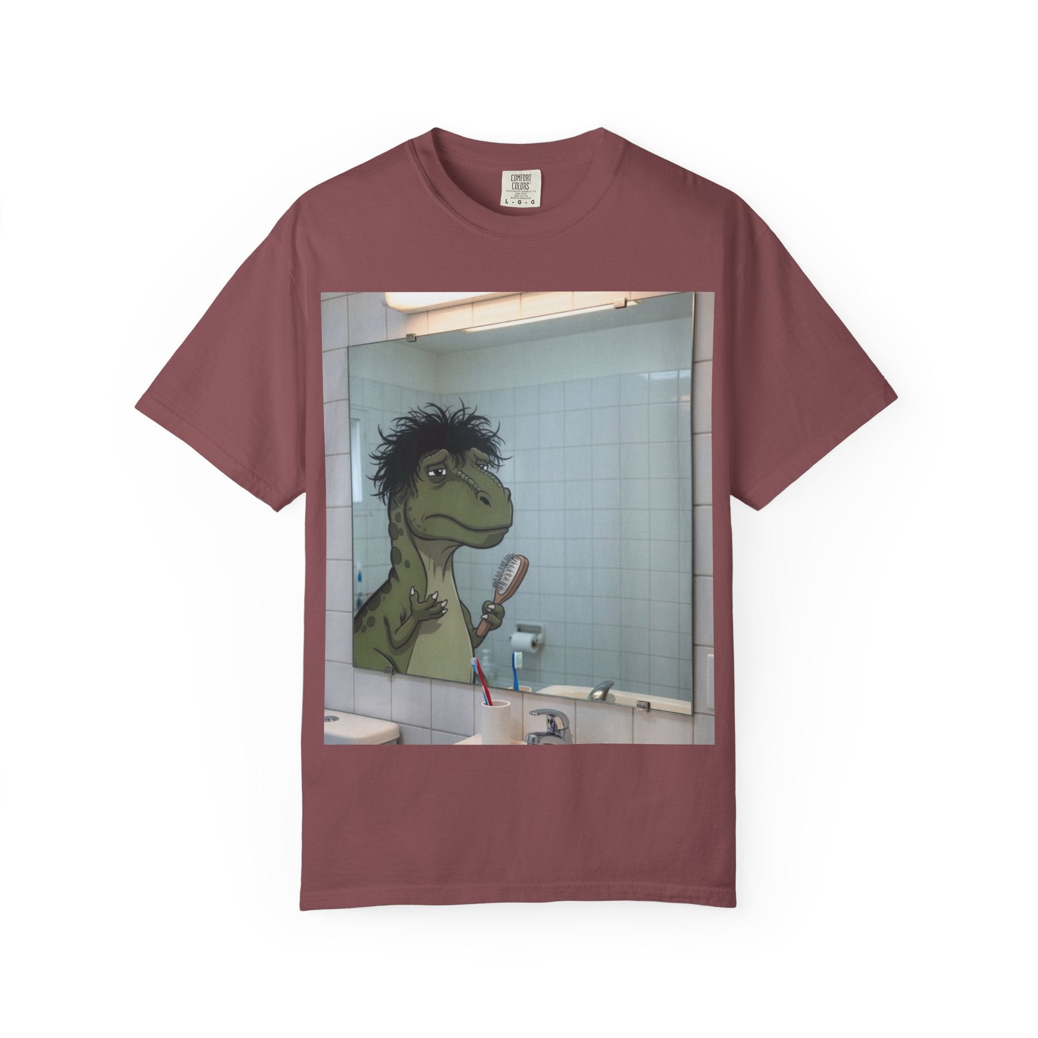 T-Rex With A Hairbrush