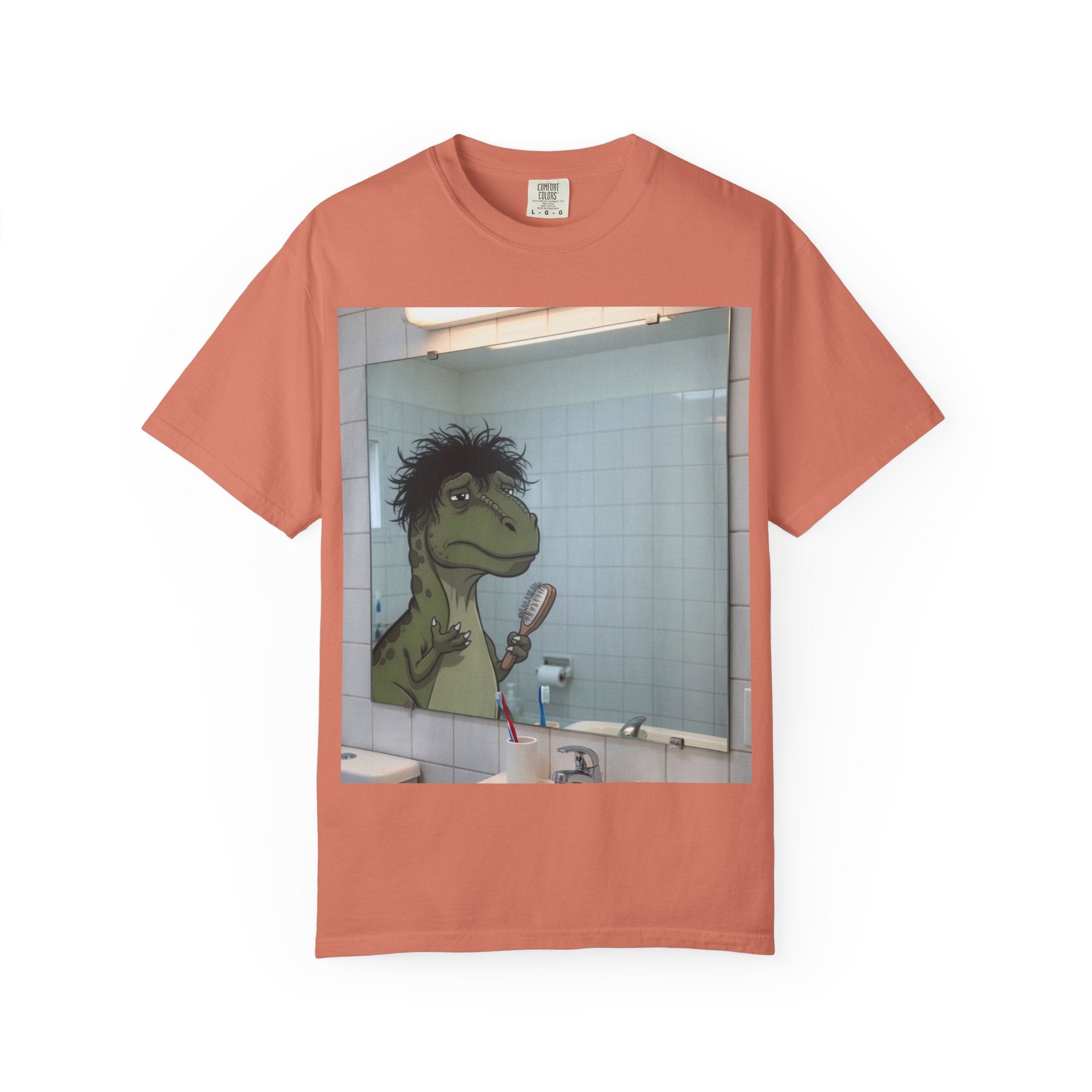 T-Rex With A Hairbrush