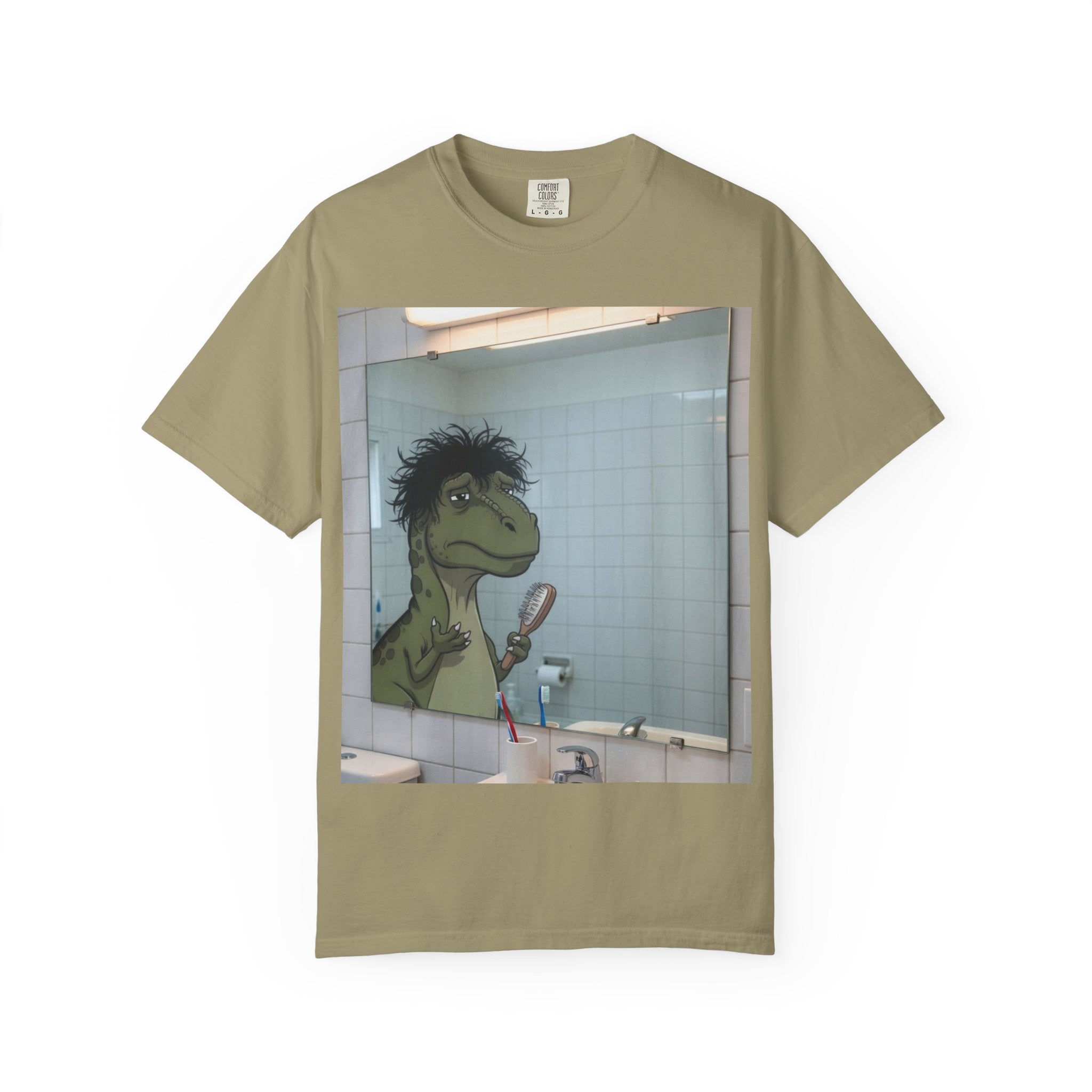 T-Rex With A Hairbrush