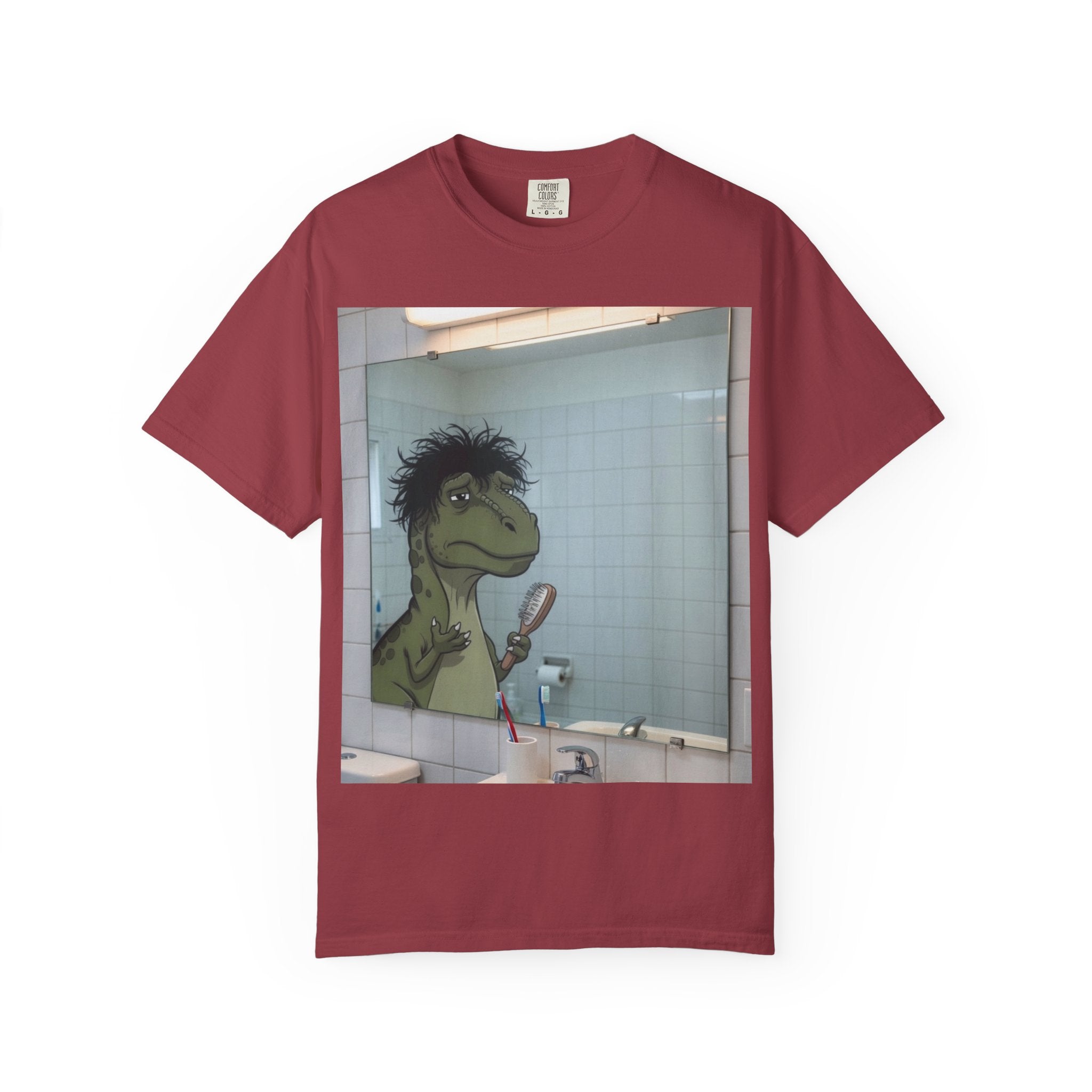 T-Rex With A Hairbrush