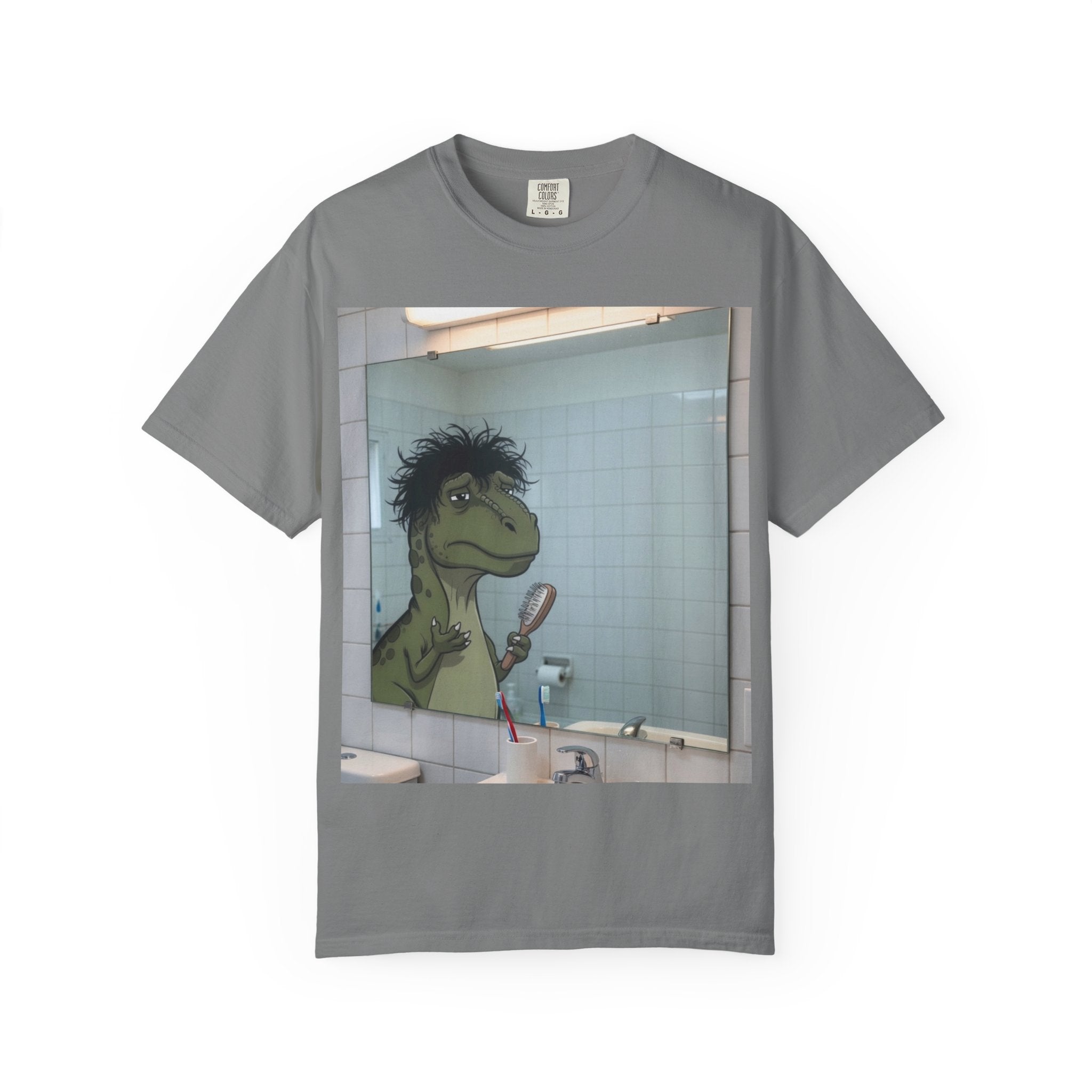 T-Rex With A Hairbrush
