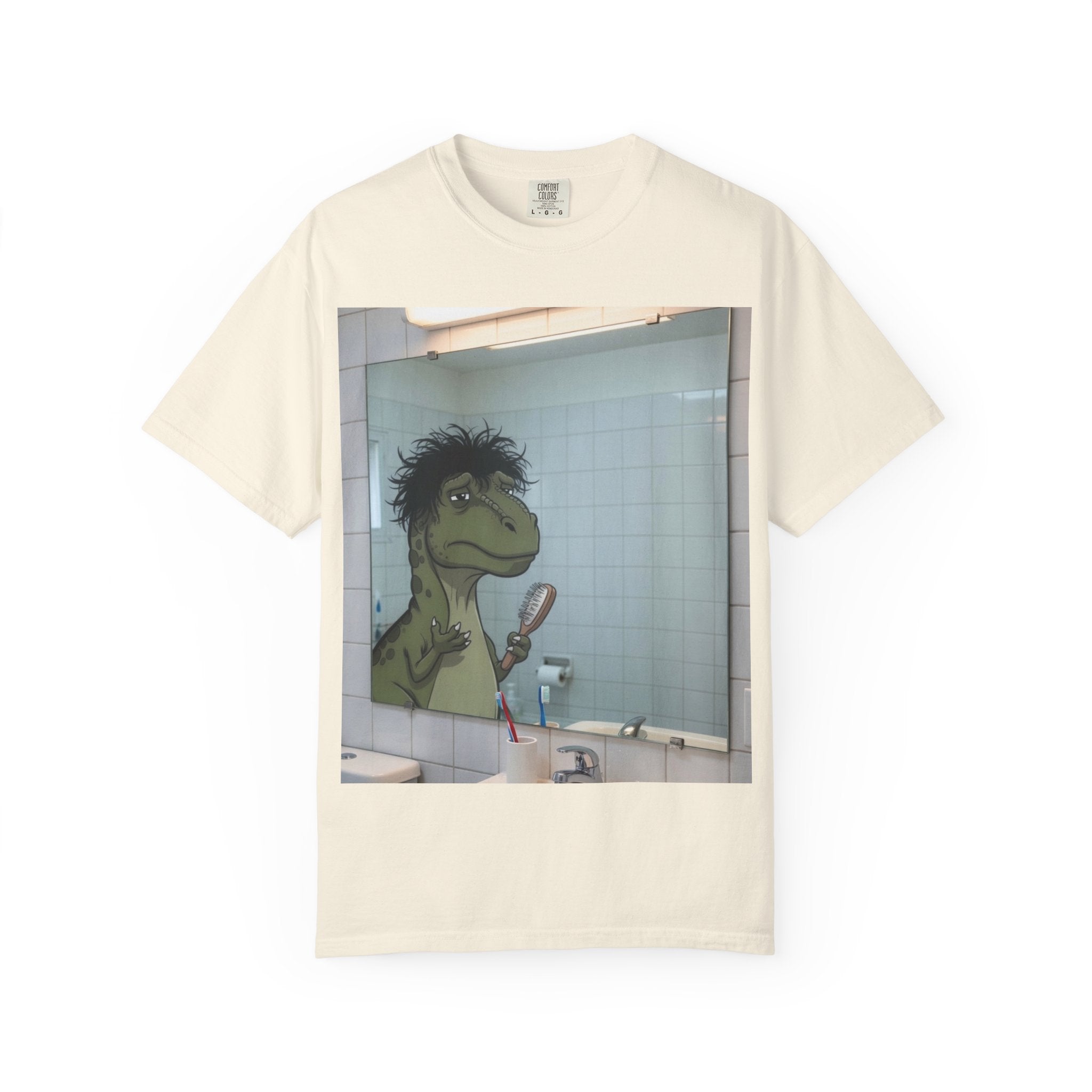 T-Rex With A Hairbrush