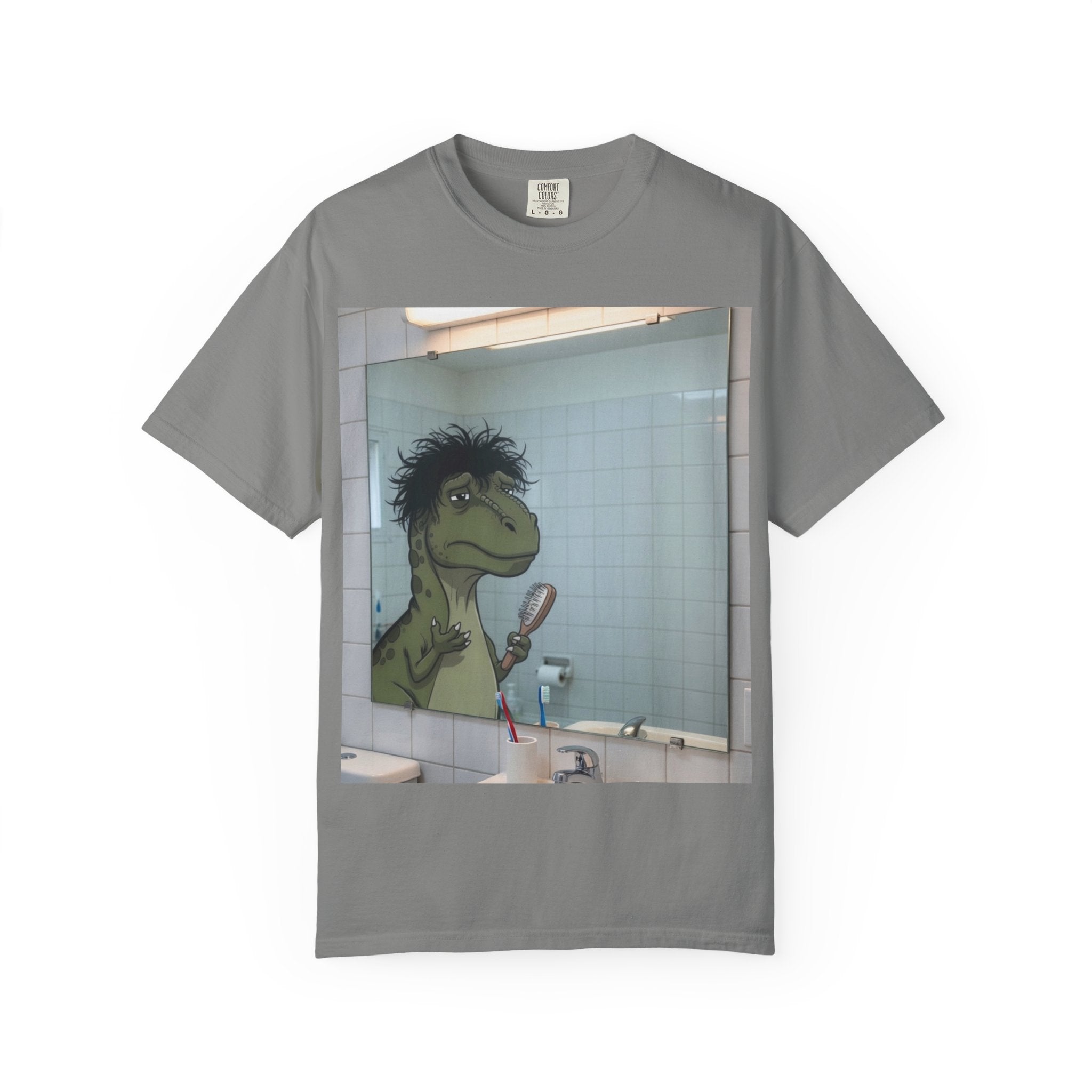 T-Rex With A Hairbrush