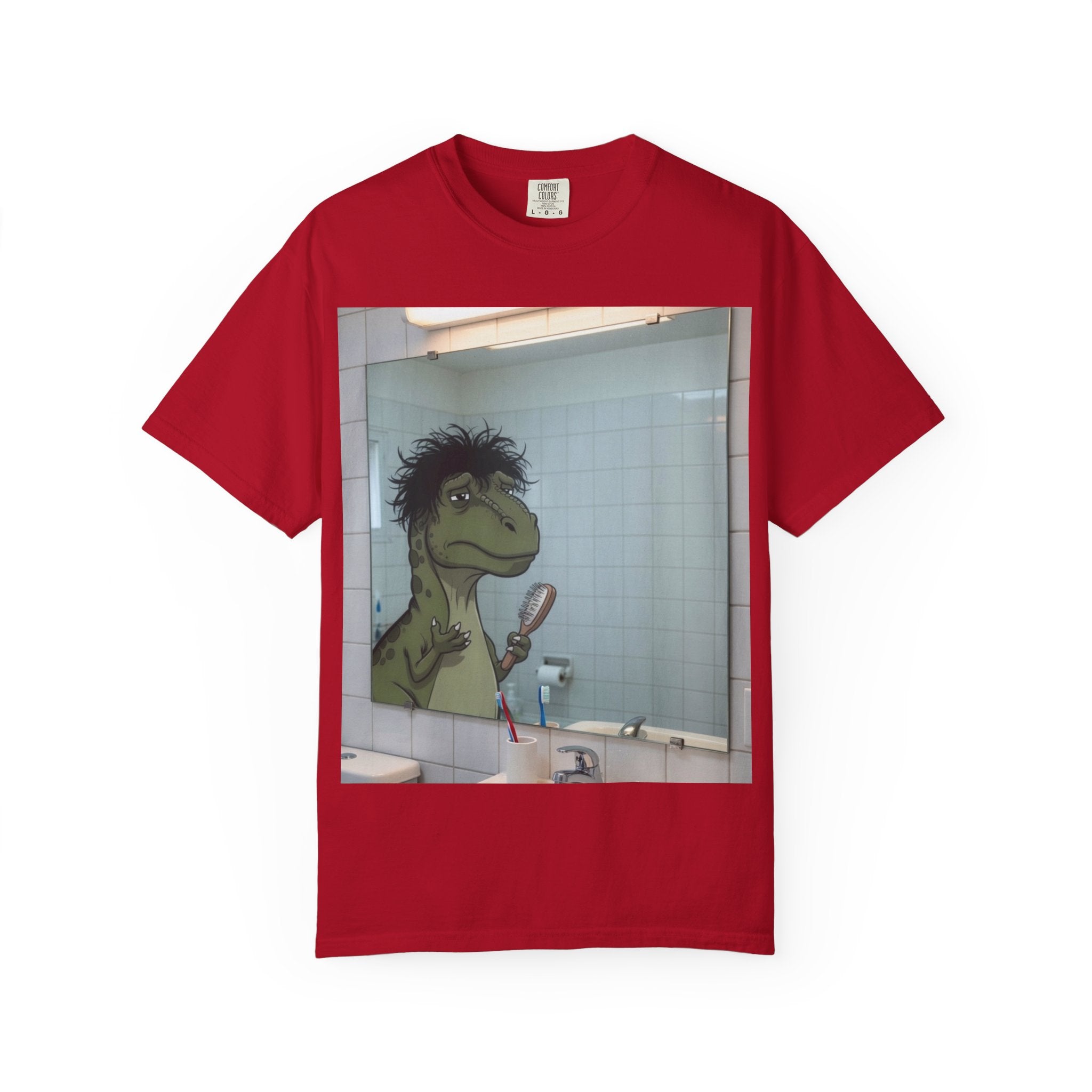 T-Rex With A Hairbrush